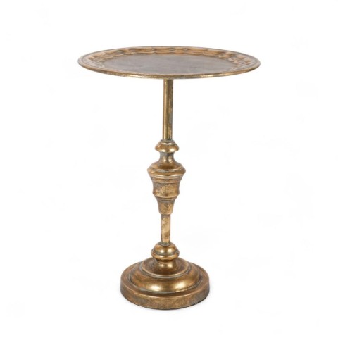 TAVOLINO METALLO GOLD CM.60X45X45